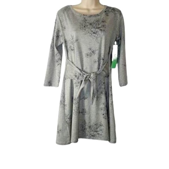 Olive Lattice Knit Dress main image 0
